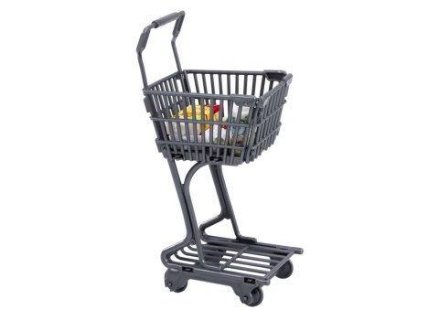 Zestaw Lalka W Supermarkecie Regały Koszyk Sklepowy Produkty Spożywcze LEAN Toys Zestaw Lalka W Supermarkecie Regały Koszyk Sklepowy Produkty Spożywcze LEAN Toys