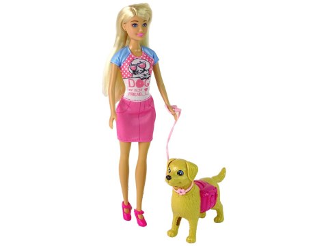 Zestaw Lalki z Pieskiem i Karmą LEAN Toys Zestaw Lalki z Pieskiem i Karmą LEAN Toys