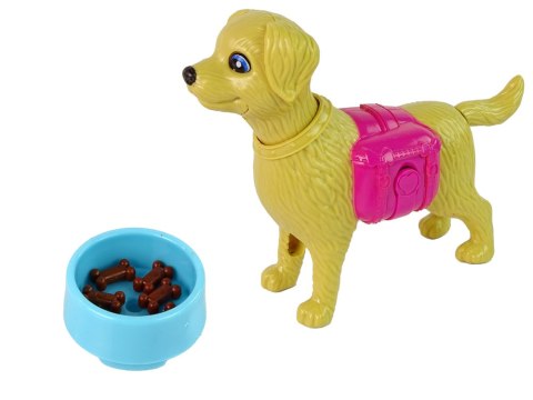 Zestaw Lalki z Pieskiem i Karmą LEAN Toys Zestaw Lalki z Pieskiem i Karmą LEAN Toys