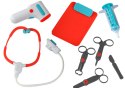 Zestaw Małego Doktora Wózek Lekarski RTG EKG Akcesoria LEAN Toys Zestaw Małego Doktora Wózek Lekarski RTG EKG Akcesoria LEAN Toys