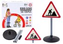 Duży Znak Ostrzegawczy Prace Drogowe 70cm LEAN Toys Duży Znak Ostrzegawczy Prace Drogowe 70cm LEAN Toys