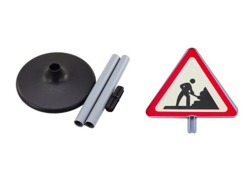 Duży Znak Ostrzegawczy Prace Drogowe 70cm LEAN Toys Duży Znak Ostrzegawczy Prace Drogowe 70cm LEAN Toys