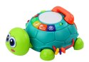 Interaktywny Żółw Edukacyjny Telefon 6w1 Światła Dźwięki Zielony LEAN Toys Interaktywny Żółw Edukacyjny Telefon 6w1 Światła Dźwięki Zielony LEAN Toys