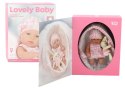 Lalka Bobas W Nosidełku Króliczek Ubranko w Kratę Różowy LEAN Toys Lalka Bobas W Nosidełku Króliczek Ubranko w Kratę Różowy LEAN Toys
