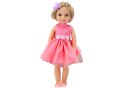 Lalka Długie Włosy Różowa Sukienka Spinka Szczotka 38cm LEAN Toys Lalka Długie Włosy Różowa Sukienka Spinka Szczotka 38cm LEAN Toys
