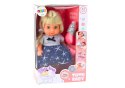 Lalka W Granatowej Sukience Siusiająca Butelka Grzechotka Dźwięki LEAN Toys Lalka W Granatowej Sukience Siusiająca Butelka Grzechotka Dźwięki LEAN Toys