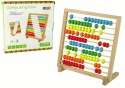 Liczydło Szkolne Drewniane Kolorowe Koraliki LEAN Toys Liczydło Szkolne Drewniane Kolorowe Koraliki LEAN Toys