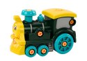Lokomotywa Do Skręcania Kreskówkowa DIY Zielony LEAN Toys Lokomotywa Do Skręcania Kreskówkowa DIY Zielony LEAN Toys