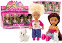 Mini Laleczka Długie Włosy Ubranko Kolorowe Zwierzątko LEAN Toys Mini Laleczka Długie Włosy Ubranko Kolorowe Zwierzątko LEAN Toys