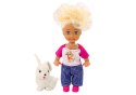 Mini Laleczka Długie Włosy Ubranko Kolorowe Zwierzątko LEAN Toys Mini Laleczka Długie Włosy Ubranko Kolorowe Zwierzątko LEAN Toys