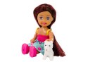 Mini Laleczka Długie Włosy Ubranko Kolorowe Zwierzątko LEAN Toys Mini Laleczka Długie Włosy Ubranko Kolorowe Zwierzątko LEAN Toys