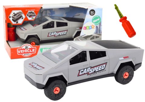 Nowoczesne Auto Do Rozkręcania DIY Śrubokręt Siwe LEAN Toys Nowoczesne Auto Do Rozkręcania DIY Śrubokręt Siwe LEAN Toys