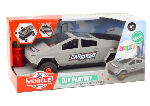 Nowoczesne Auto Do Rozkręcania DIY Śrubokręt Siwe LEAN Toys Nowoczesne Auto Do Rozkręcania DIY Śrubokręt Siwe LEAN Toys