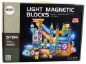 Świecąca Zjeżdżalnia Dla Kulek Klocki Magnetyczne 142 Elementy Świecąca Zjeżdżalnia Dla Kulek Klocki Magnetyczne 142 Elementy