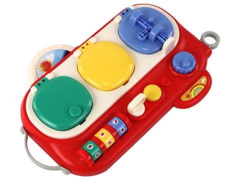 Tablica Edukacyjna Dla Małych Odkrywców Kreatywna Sensoryczna Czerwona LEAN Toys Tablica Edukacyjna Dla Małych Odkrywców Kreatywna Sensoryczna Czerwona LEAN Toys