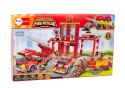 Zestaw Klocków Straż Pożarna Baza Wóz Auto Helikopter 845 El LEAN Toys Zestaw Klocków Straż Pożarna Baza Wóz Auto Helikopter 845 El LEAN Toys