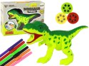 Projektor Dinozaur + Pisaki 18 Obrazków Malowanie Projektor Dinozaur + Pisaki 18 Obrazków Malowanie