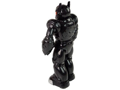 Robot Interaktywny Chodzi Dźwięk Świeci Czarny Robot Interaktywny Chodzi Dźwięk Świeci Czarny