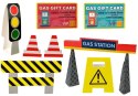 Stacja Benzynowa z Autkami, Światłami, Dźwiękiem LEAN Toys Stacja Benzynowa z Autkami, Światłami, Dźwiękiem LEAN Toys