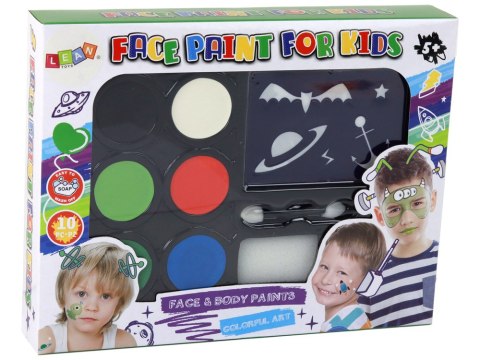 Zestaw Do Makijażu Dla Dzieci DIY Malowanie Twarzy Szablony Zestaw Do Makijażu Dla Dzieci DIY Malowanie Twarzy Szablony