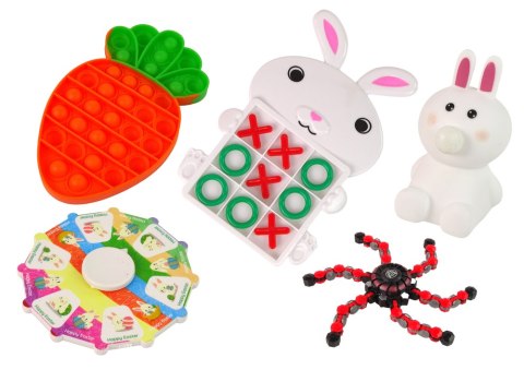 Zestaw Zabawek Wielkanocnych Fidget Toys Antystresowe 24 Elementów Zestaw Zabawek Wielkanocnych Fidget Toys Antystresowe 24 Elementów