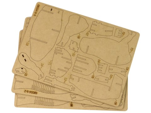 Drewniane Puzzle Przestrzenne 3D Brontozaur Składanka Edukacyjna 38 Elementów Drewniane Puzzle Przestrzenne 3D Brontozaur Składanka Edukacyjna 38 Elementów