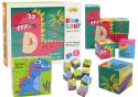 Edukacyjne Puzzle 6w1 Klocki Układanka Kostki 6 Obrazków Dinozaury 9 El. Edukacyjne Puzzle 6w1 Klocki Układanka Kostki 6 Obrazków Dinozaury 9 El.
