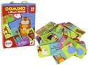 Gra Logiczna Puzzle Dwustronne Domino Zwierzęta 10cm x 5cm 28 El. Gra Logiczna Puzzle Dwustronne Domino Zwierzęta 10cm x 5cm 28 El.