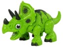 Interaktywny Dinozaur Triceratops Para Wodna Dźwięk Zielony Interaktywny Dinozaur Triceratops Para Wodna Dźwięk Zielony