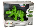 Interaktywny Dinozaur Triceratops Para Wodna Dźwięk Zielony Interaktywny Dinozaur Triceratops Para Wodna Dźwięk Zielony