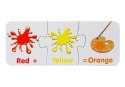 Puzzle Edukacyjne Kolory Angielski 10 Połączeń Puzzle Edukacyjne Kolory Angielski 10 Połączeń