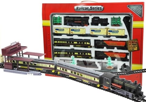 Kolejka FENFA Gigant 7 Wagonów Światło 10m Kolejka FENFA Gigant 7 Wagonów Światło 10m
