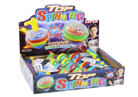Kolorowy Świecący Dysk Kręcący Bączek Spinning Top Kolorowy Świecący Dysk Kręcący Bączek Spinning Top
