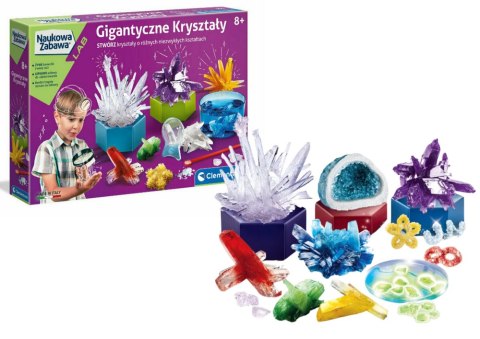 Naukowa Zabawa Gigantyczne Kryształy Clementoni 50106 Naukowa Zabawa Gigantyczne Kryształy Clementoni 50106