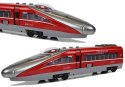 Pociąg Pendolino z Naciągiem Czerwony z Dźwiękiem i Światłami Pociąg Pendolino z Naciągiem Czerwony z Dźwiękiem i Światłami
