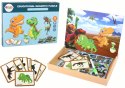 Zestaw Edukacyjnych Puzzli Magnetycznych z Dinozaurami Zestaw Edukacyjnych Puzzli Magnetycznych z Dinozaurami