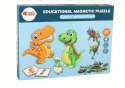 Zestaw Edukacyjnych Puzzli Magnetycznych z Dinozaurami Zestaw Edukacyjnych Puzzli Magnetycznych z Dinozaurami