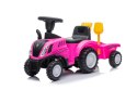 Jeździk Traktor New Holland 658T Różowy Jeździk Traktor New Holland 658T Różowy