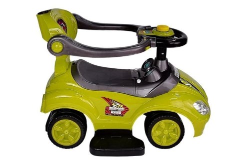 Jeździk z Pchaczem Mega Car 3w1 Żółty Jeździk z Pchaczem Mega Car 3w1 Żółty