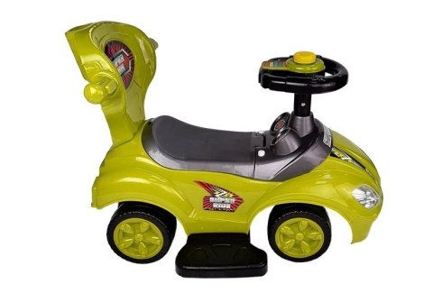 Jeździk z Pchaczem Mega Car 3w1 Żółty Jeździk z Pchaczem Mega Car 3w1 Żółty