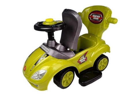 Jeździk z Pchaczem Mega Car 3w1 Żółty Jeździk z Pchaczem Mega Car 3w1 Żółty