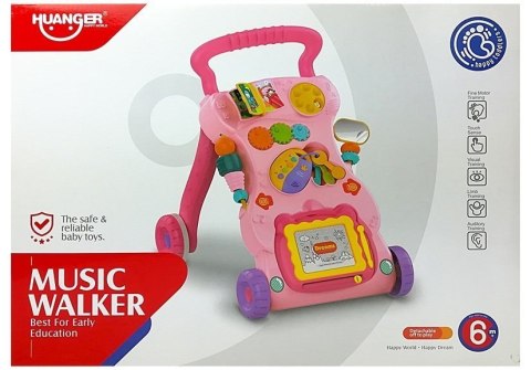 Pchacz Dziecięcy ze Znikopisem Różowy Pchacz Dziecięcy ze Znikopisem Różowy