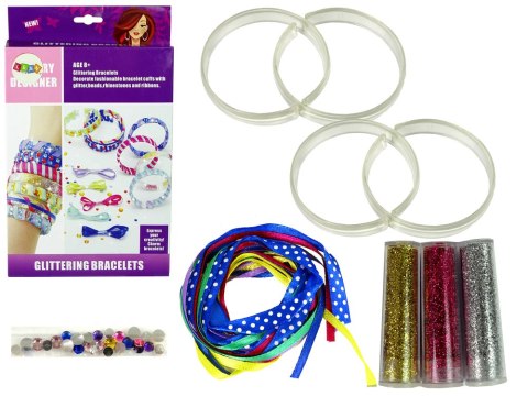 Zestaw Do Robienia Bransoletek DIY Brokat Wstążki Zestaw Do Robienia Bransoletek DIY Brokat Wstążki