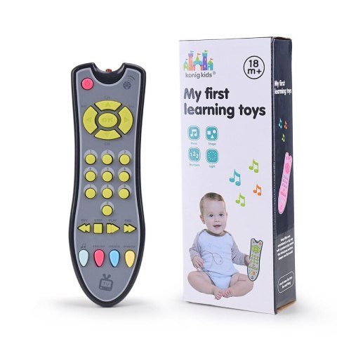 Interaktywny Pilot TV Dla Malucha Edukacyjny Światło Dźwięk Interaktywny Pilot TV Dla Malucha Edukacyjny Światło Dźwięk