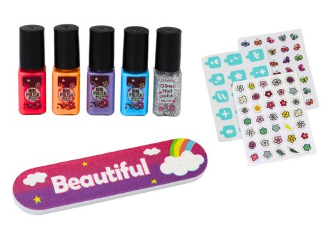 Zestaw Do Stylizacji Paznokci Manicure Lakiery Naklejki Suszarka Zestaw Do Stylizacji Paznokci Manicure Lakiery Naklejki Suszarka