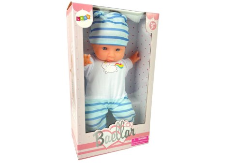 Lalka Bobas Niebieska Piżama w Paski 30 cm Lalka Bobas Niebieska Piżama w Paski 30 cm