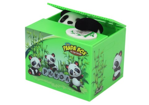 Skarbonka Panda Nauka Oszczędzania Miś Zielone Pudełko Skarbonka Panda Nauka Oszczędzania Miś Zielone Pudełko