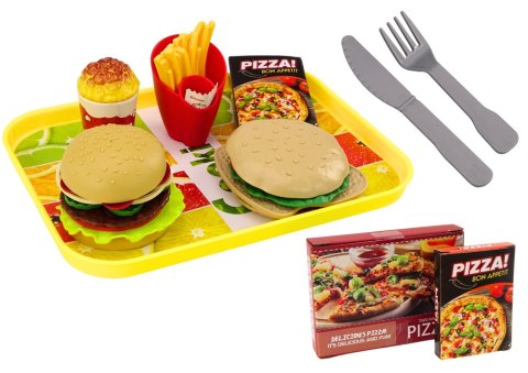 Zestaw Fast Food Pizza Burgery Frytki Akcesoria Dla Dzieci 24 ele. Zestaw Fast Food Pizza Burgery Frytki Akcesoria Dla Dzieci 24 ele.