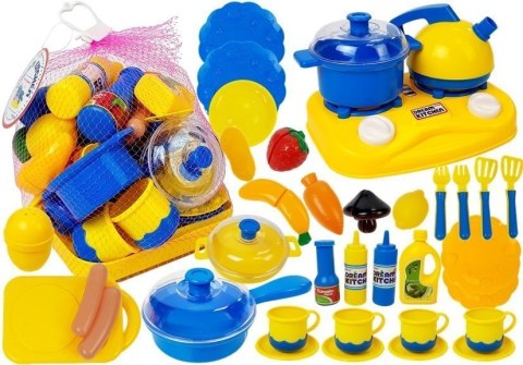 Zestaw Naczyń Plastikowych Mały Kucharz Garnki Zestaw Naczyń Plastikowych Mały Kucharz Garnki