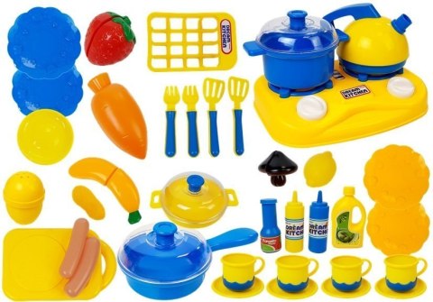 Zestaw Naczyń Plastikowych Mały Kucharz Garnki Zestaw Naczyń Plastikowych Mały Kucharz Garnki